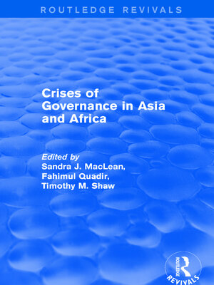 cover image of Crises of Governance in Asia and Africa